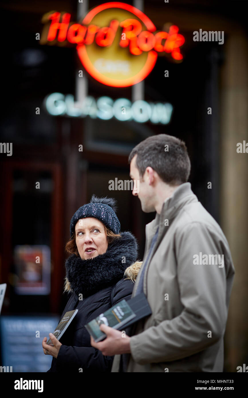 Glasgow en Ecosse, témoin de Jéhovah Banque D'Images