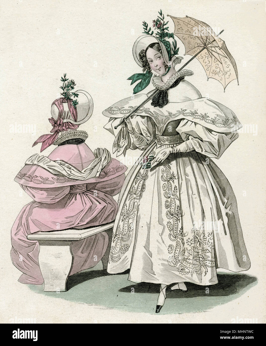 Mode pour femmes 1833 Banque D'Images