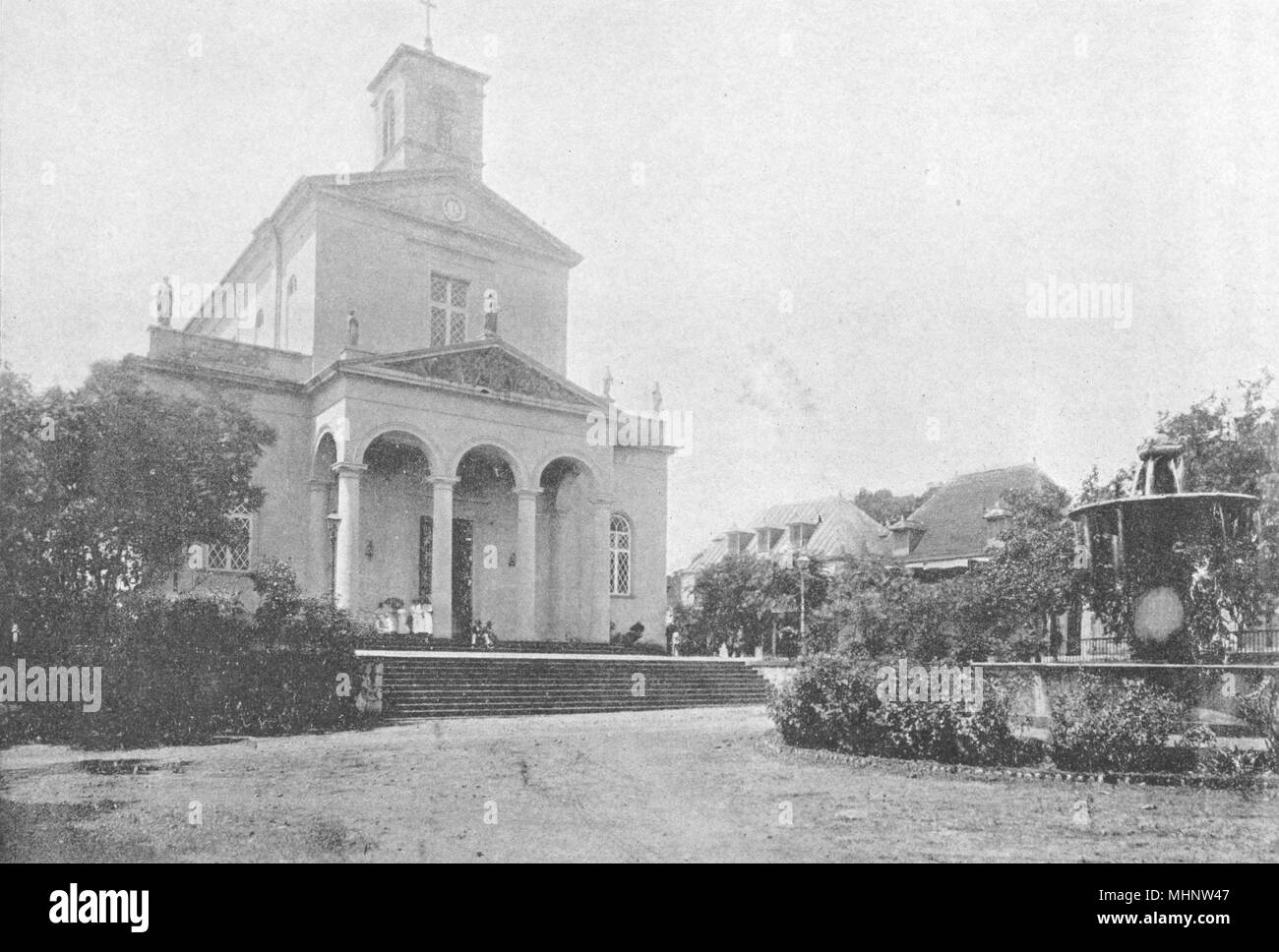 Lîle De La Réunion St Denis Cathédrale 1895 Ancienne - 