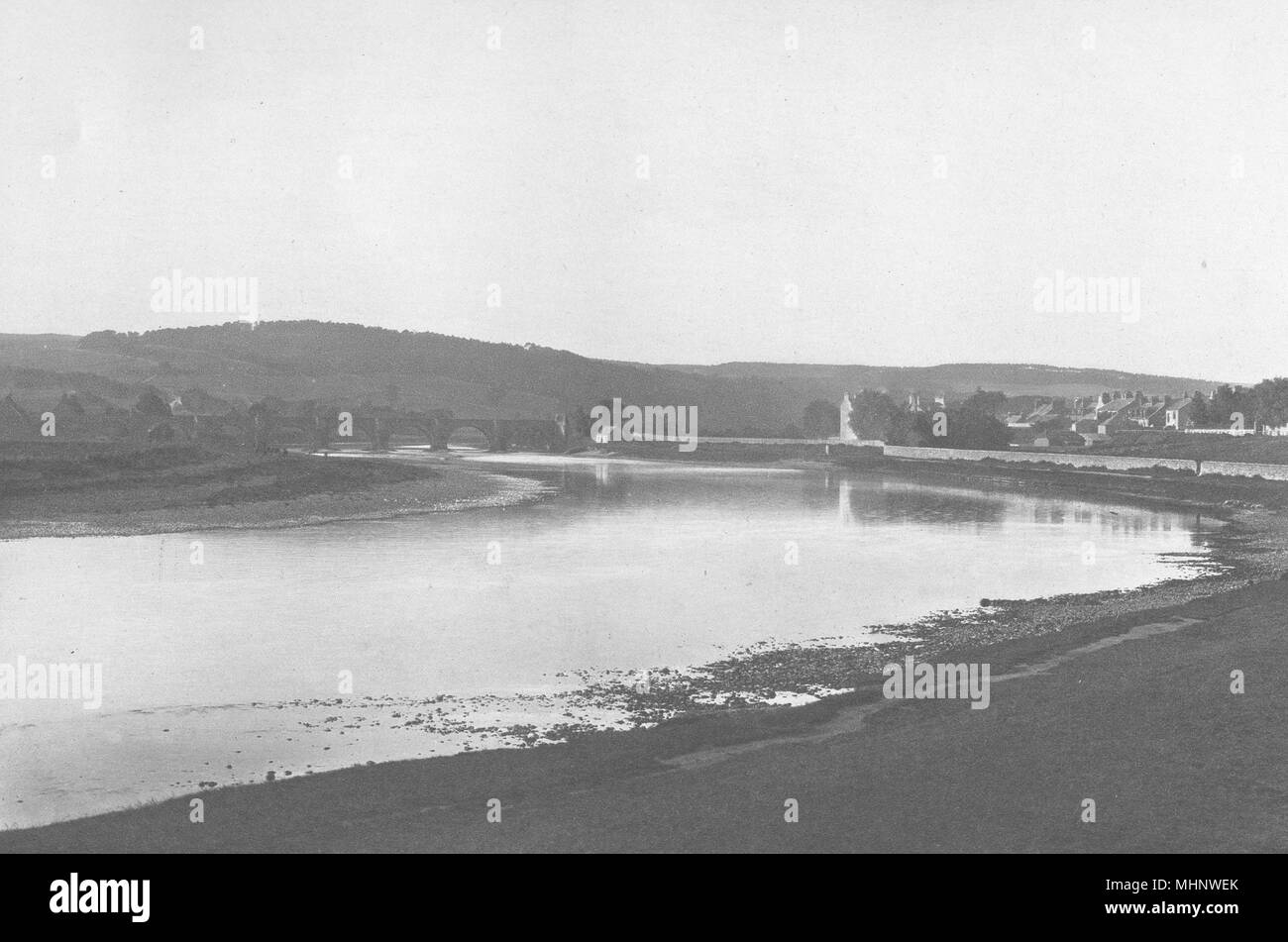 L'Écosse. Pont de Dee, Aberdeen 1901 ancienne vintage print photo Banque D'Images