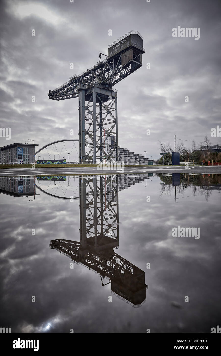 Glasgow en Ecosse, Finnieston Crane Banque D'Images