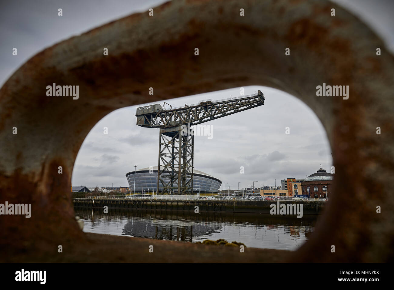 Glasgow en Ecosse, Finnieston Crane Banque D'Images