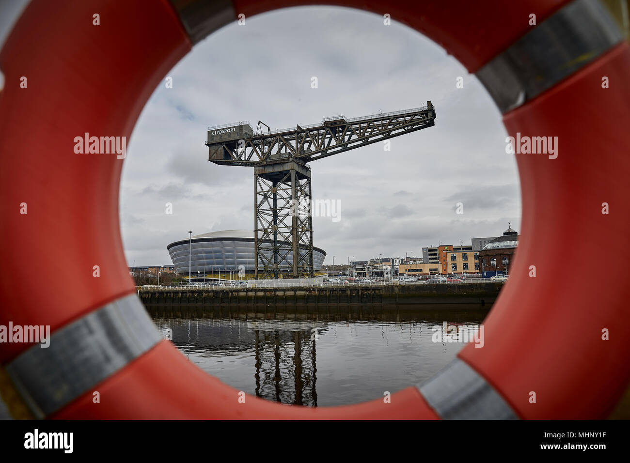 Glasgow en Ecosse, Finnieston Crane Banque D'Images