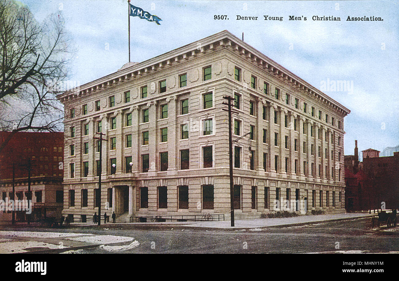 YMCA Building, Denver, Colorado, États-Unis Banque D'Images