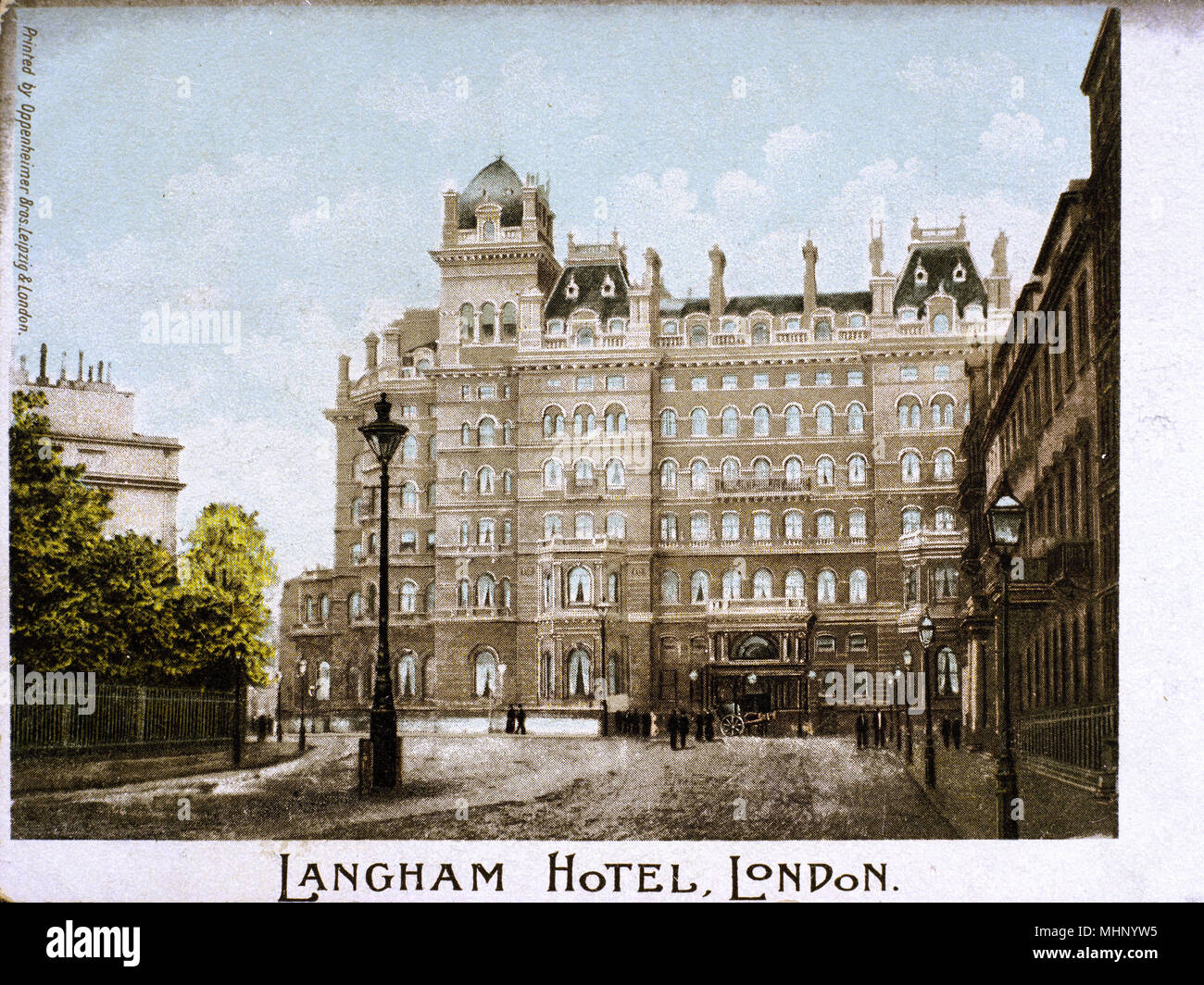 Langham Hotel, Portland place, Londres W1 Banque D'Images