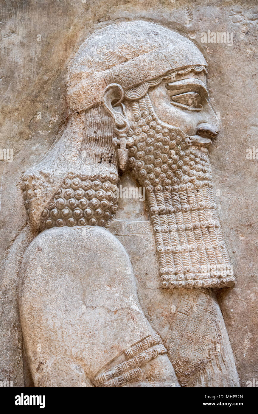 L'ancienne Babylone et l'Assyrie peinture sculpture de Mésopotamie Photo  Stock - Alamy