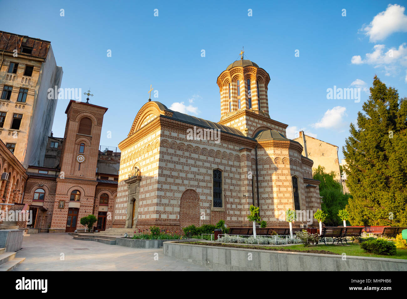 Annonciation Eglise de Saint Anthony, considérée comme la plus ancienne église de Bucarest, Roumanie Banque D'Images