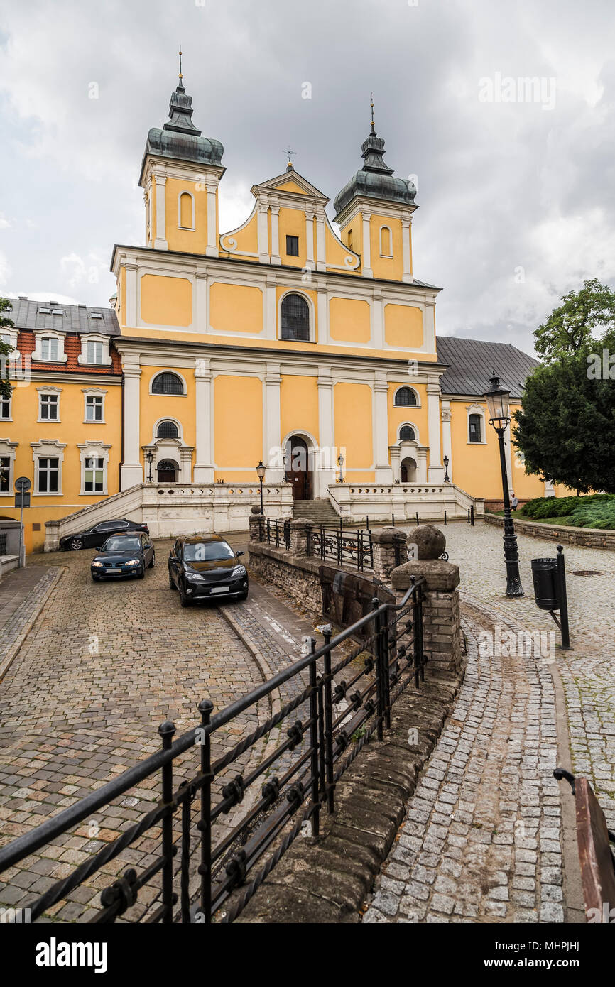Église des franciscains, à Poznan. Pologne Banque D'Images
