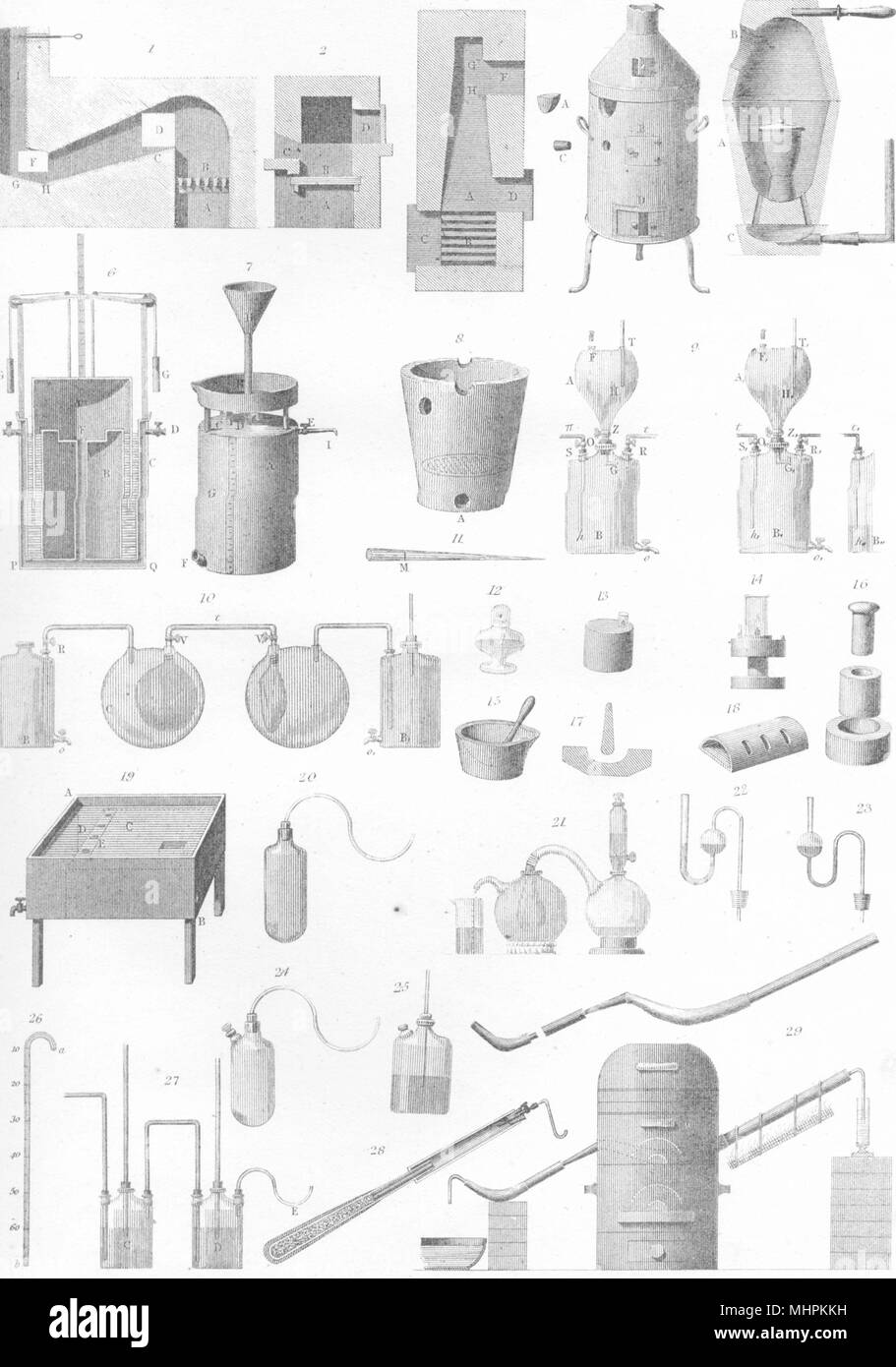 Connaissances en chimie Banque d'images noir et blanc Alamy