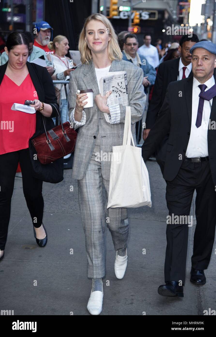 New York, NY, USA. 3 mai, 2018. Davis Mackenzie, vu au Good Morning America pour promouvoir TULLY dehors et environ pour la célébrité Candids - THU, New York, NY Le 3 mai 2018. Credit : Derek Storm/Everett Collection/Alamy Live News Banque D'Images