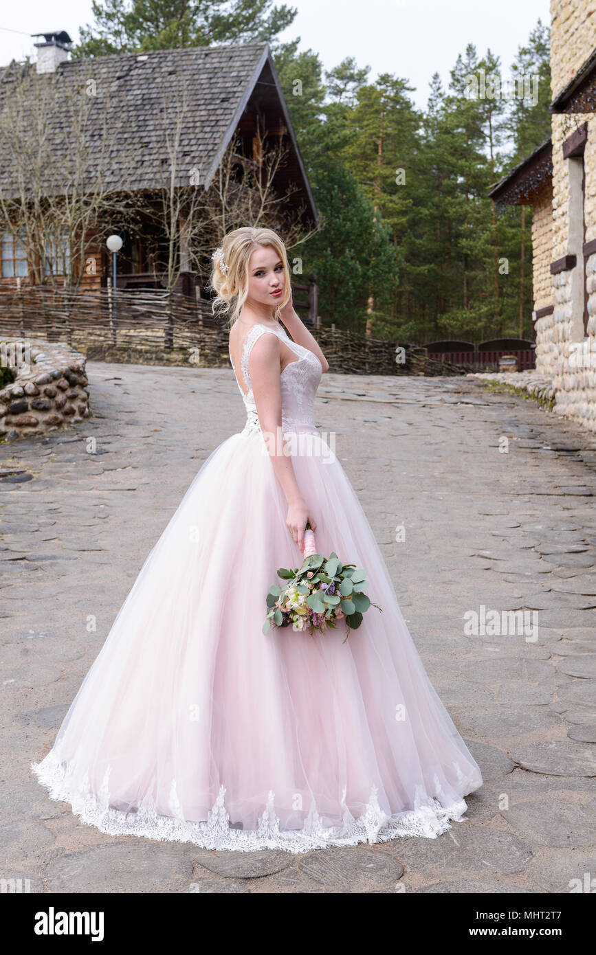 La photographie de mariage mariée Banque D'Images