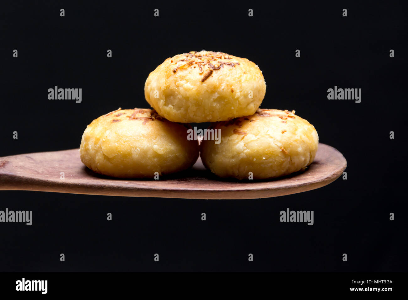 Bakpia Patok gâteau traditionnel est de l'île de Java central en Indonésie Banque D'Images