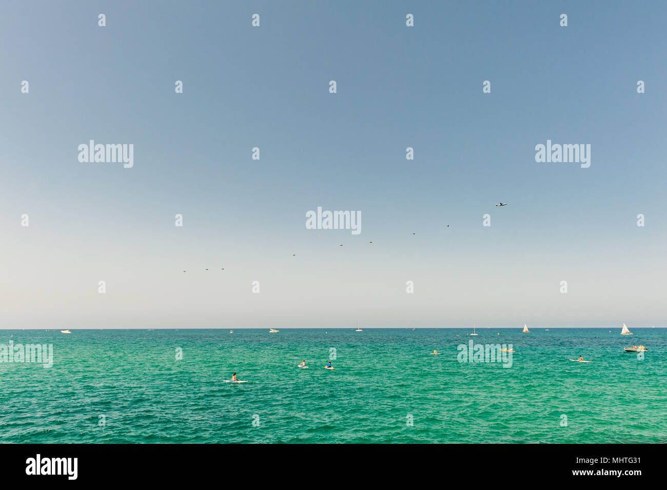 Israël, Tel Aviv - 19 Avril 2018 : Célébration du 70e jour de l'indépendance d'Israël - Yom Ha'atsmaout - airshow de de l'air israélienne - par Banque D'Images