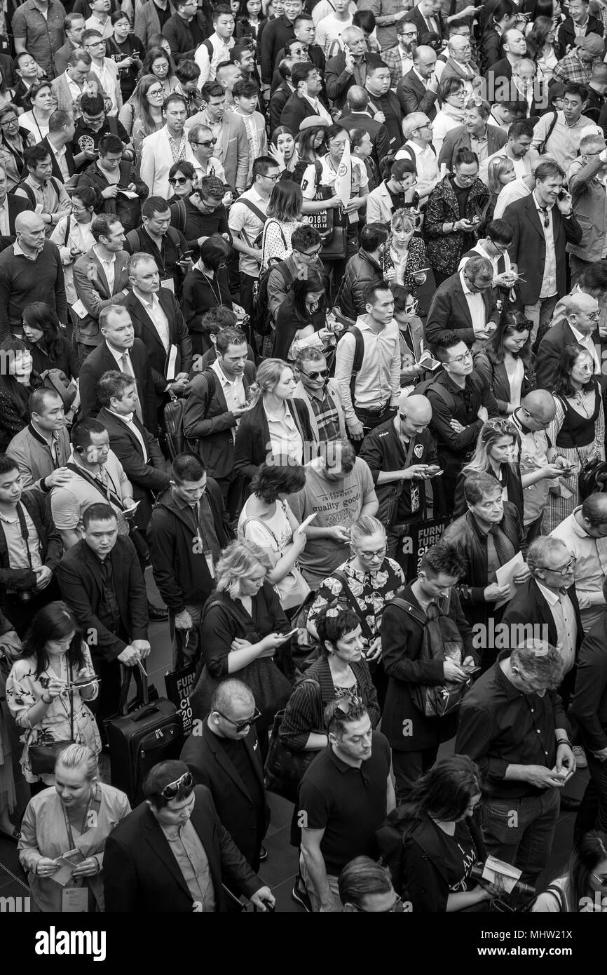 Italie, Milan, Fiera Rho, Salone del Mobile 2018 Banque D'Images Italie, Milan, Fiera Rho, Salone del Mobile 2018 Banque D'Images