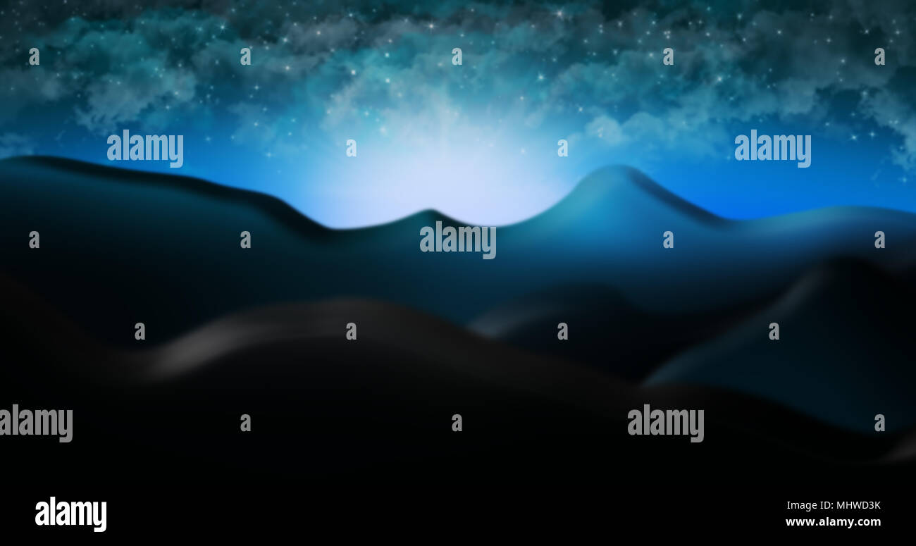 Le Désert De Judée Près De Bethléem Crèche Avec Fond De Ciel