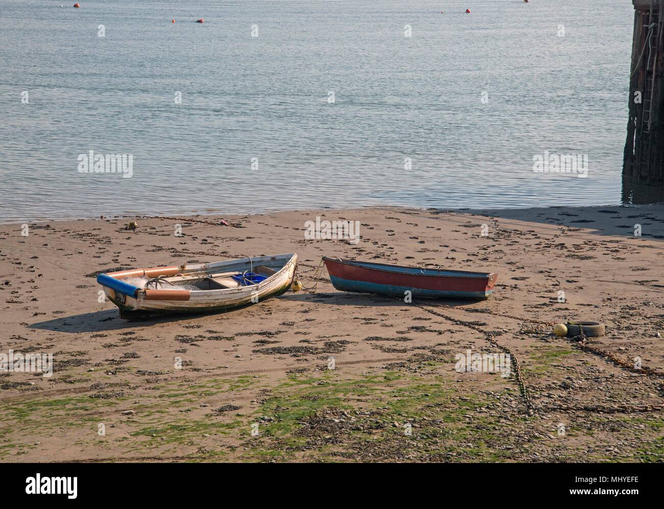 Bateaux à Aberdovey Banque D'Images