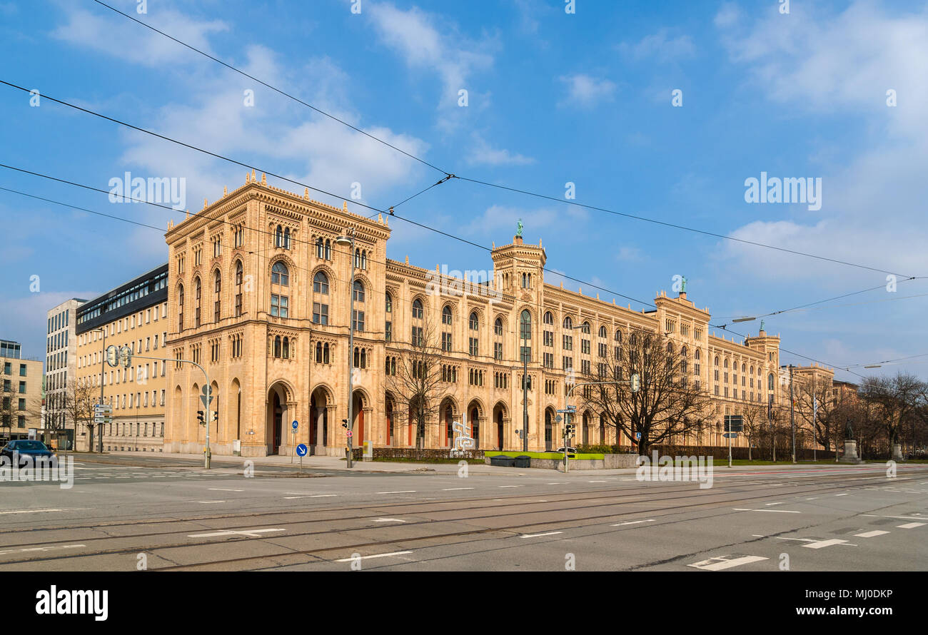 Le gouvernement du district de Haute-bavière - Munich, Allemagne Banque D'Images