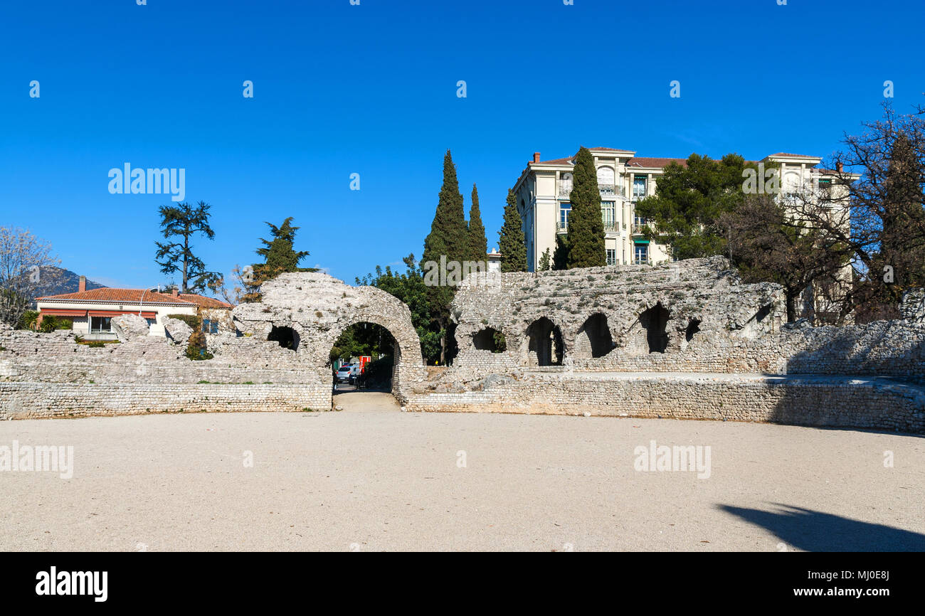 Arènes de Cimiez à Nice, Côte d'Azur Banque D'Images