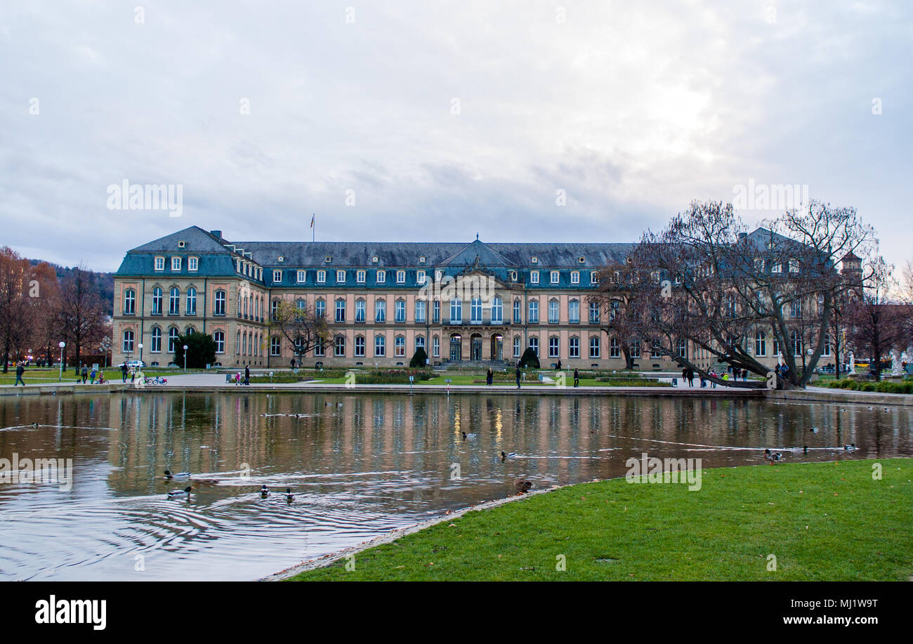Nouveau Palais à Stuttgart, Allemagne Banque D'Images