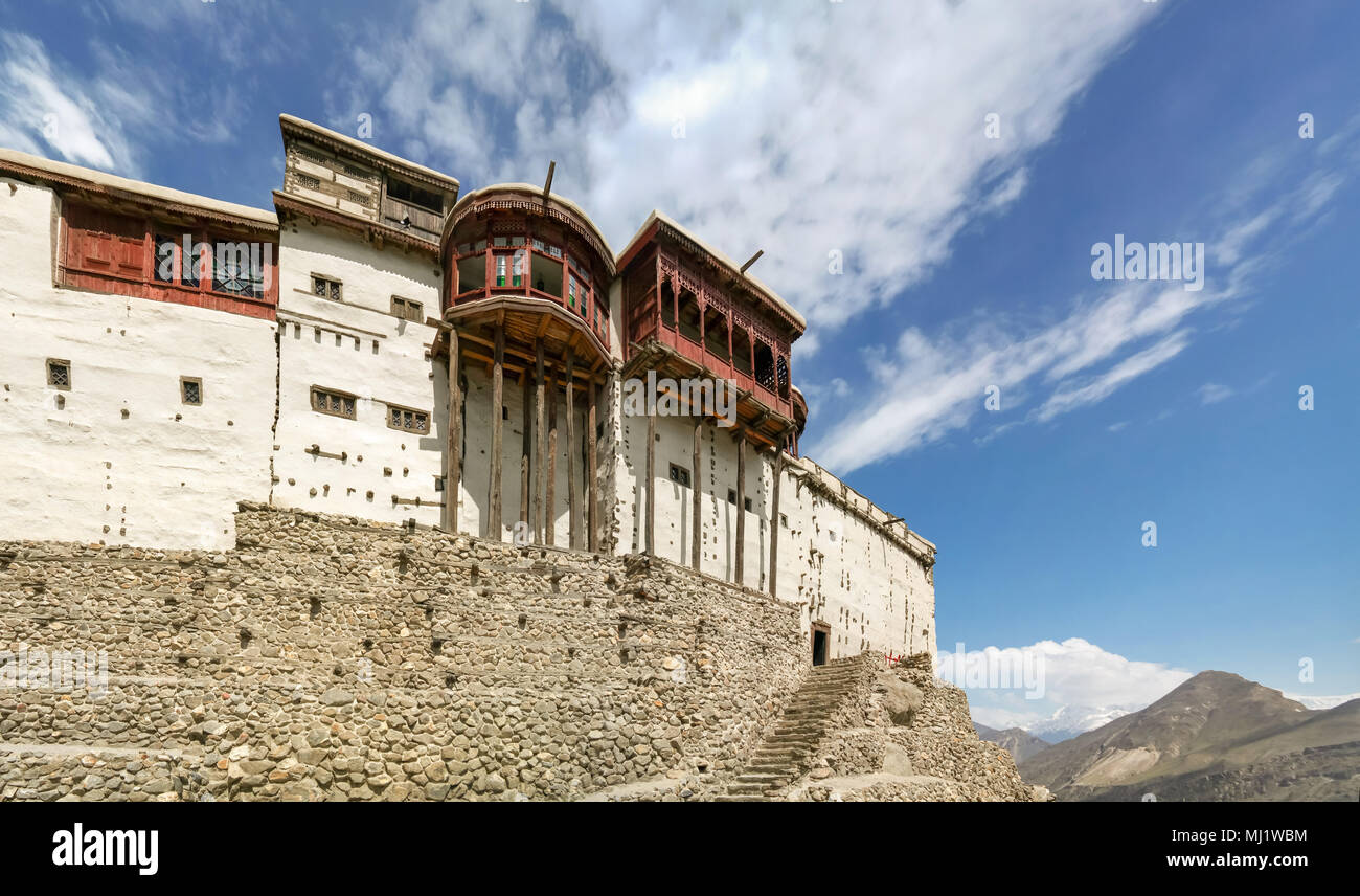 Baltit fort dans la vallée de Hunza, Karimabad, Pakistan Banque D'Images