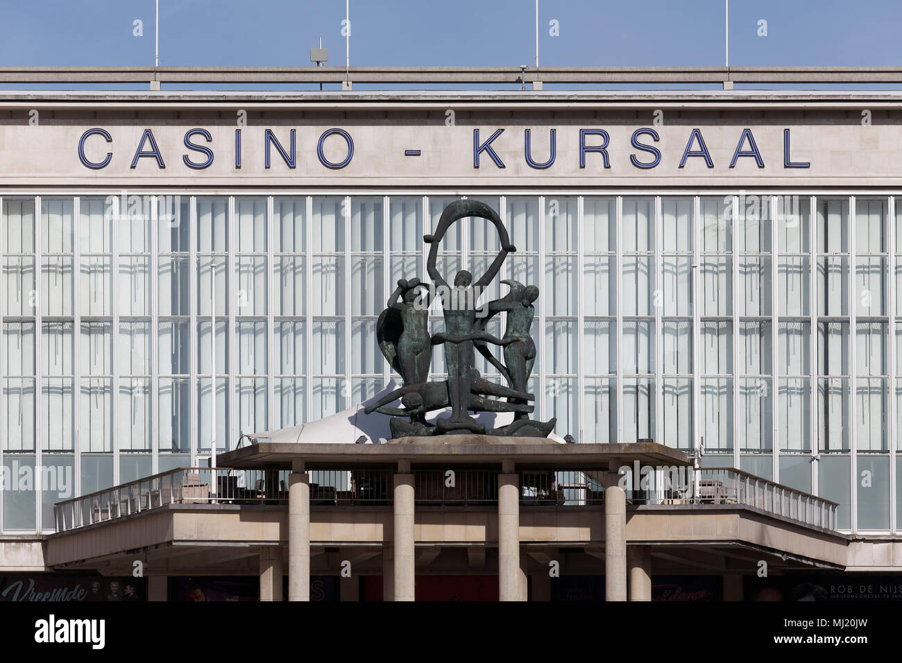 Casino-Kursaal d'Ostende, station balnéaire, côte belge, Flandre occidentale, Belgique Banque D'Images