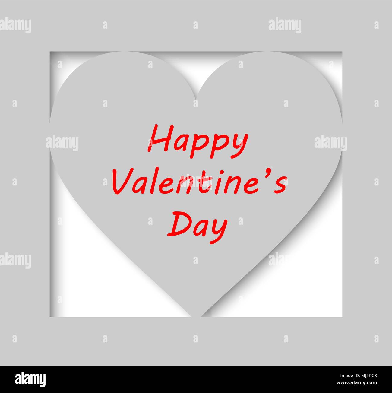 Résumé Contexte La Saint-Valentin avec coupe papier. Vector illustration Illustration de Vecteur