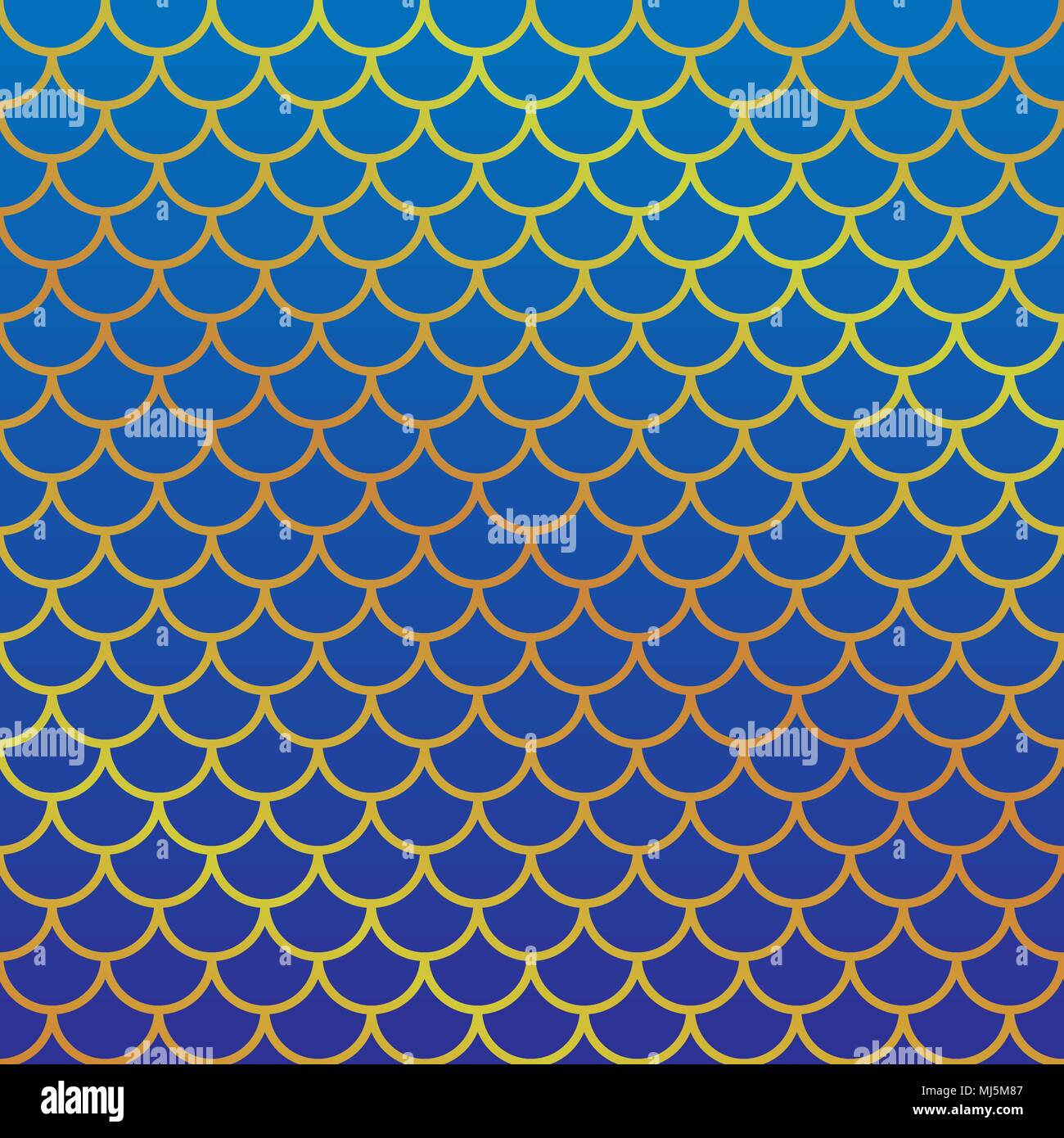 Échelle de poissons fille modèle. Vector illustration Illustration de Vecteur