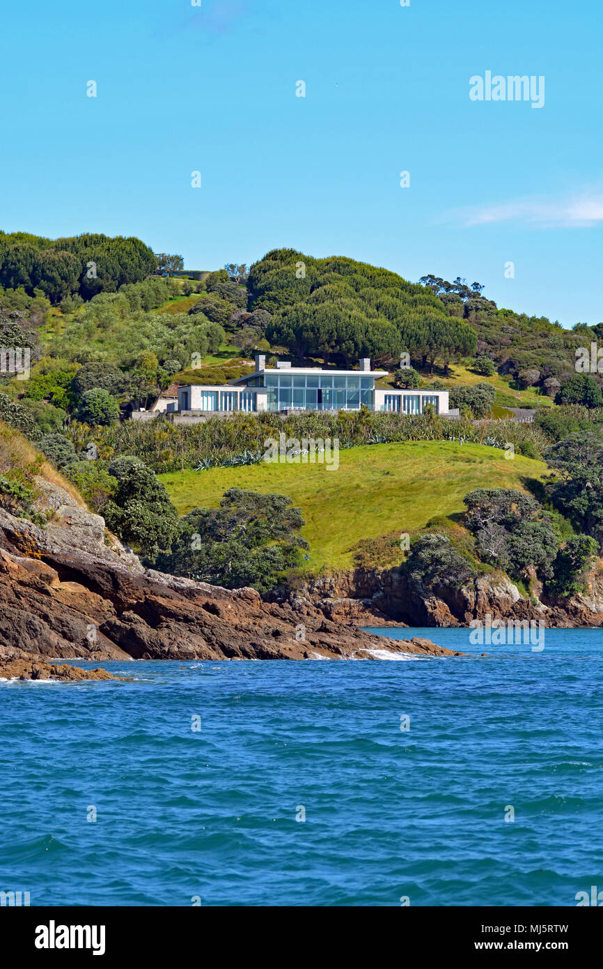 Hôtels particuliers de Waiheke Island Banque D'Images