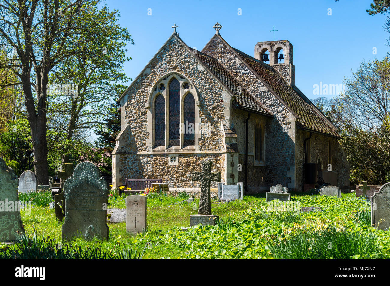La Vierge Marie, l'Église, l'avenue Connaught Frinton and-on-Sea, Essex, Angleterre Banque D'Images