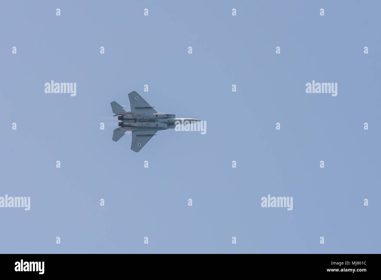 Israël, Tel Aviv - 19 Avril 2018 : Célébration du 70e jour de l'indépendance d'Israël - Yom Ha'atsmaout - airshow de de l'air israélienne - McD Banque D'Images