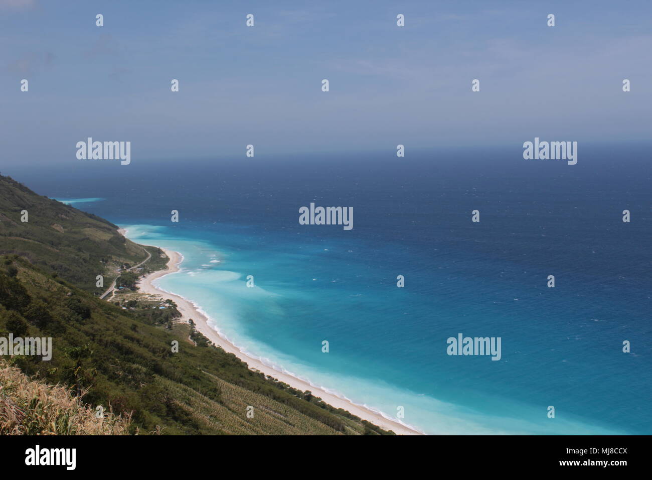 Paysage de l'île de Timor, le sous-district de Kolbano Banque D'Images