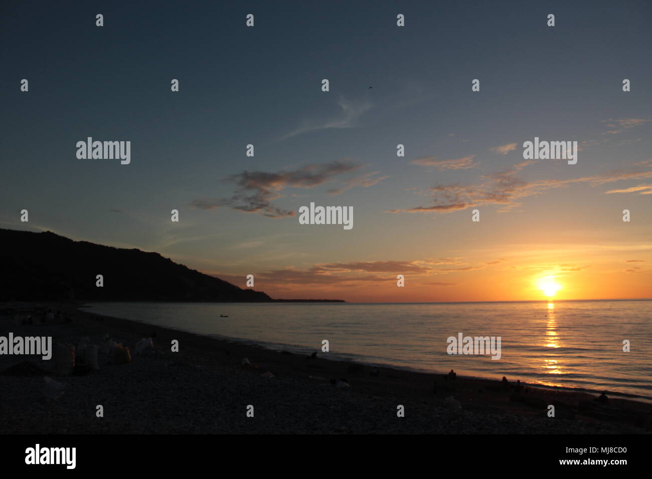 Paysage de l'île de Timor, le sous-district de Kolbano Banque D'Images