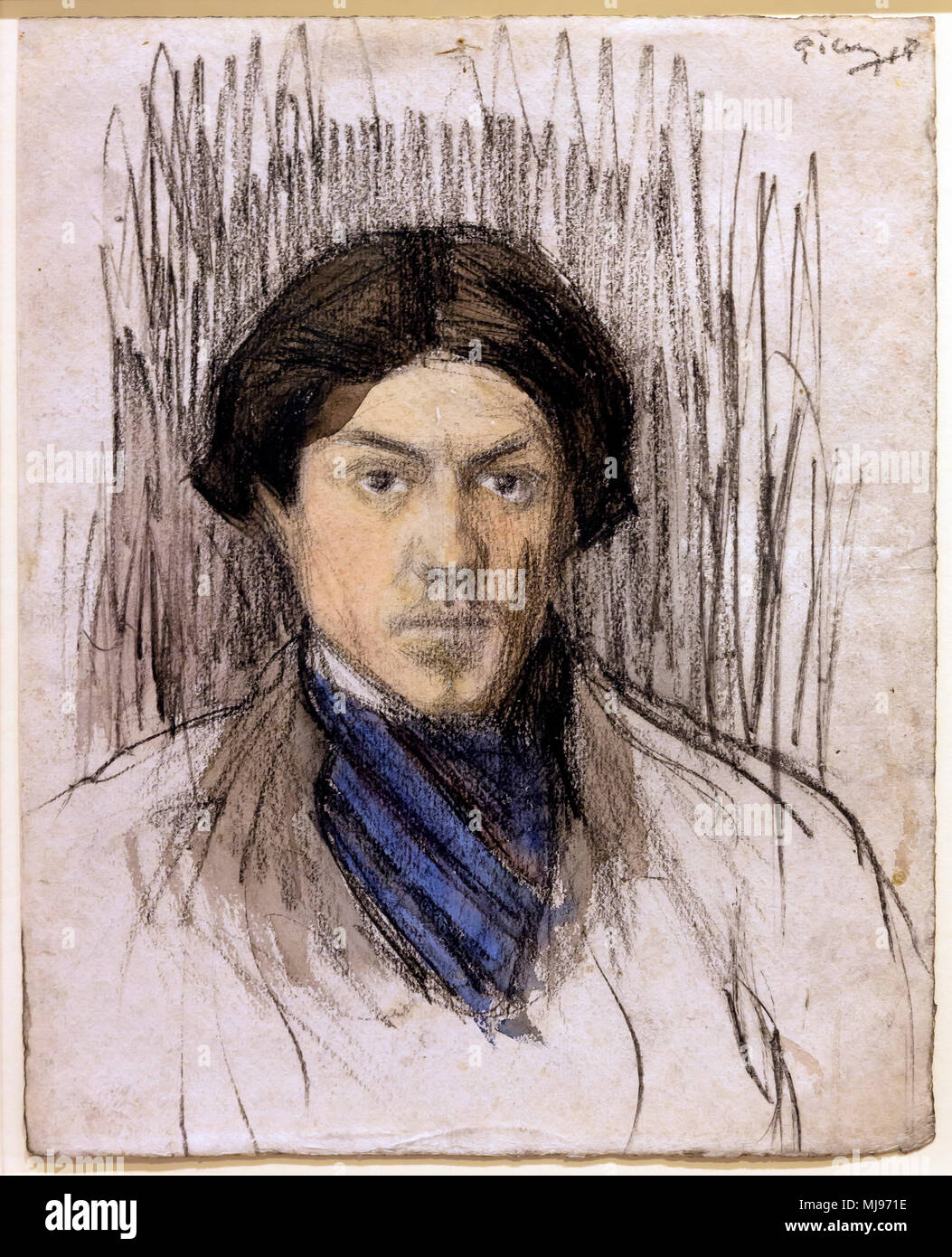 autoportrait-pablo-picasso-1901-1902-national-gallery-of-art
