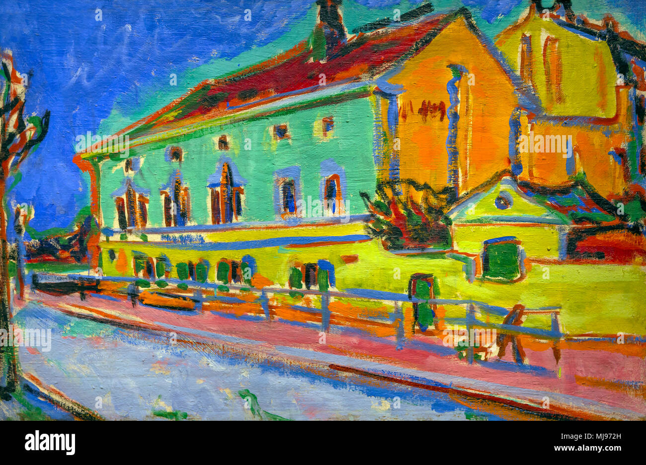 Dance Hall Bellevue, Ernst Ludwig Kirchner, 1909-1910, National Gallery of Art, Washington DC, USA, Amérique du Nord Banque D'Images