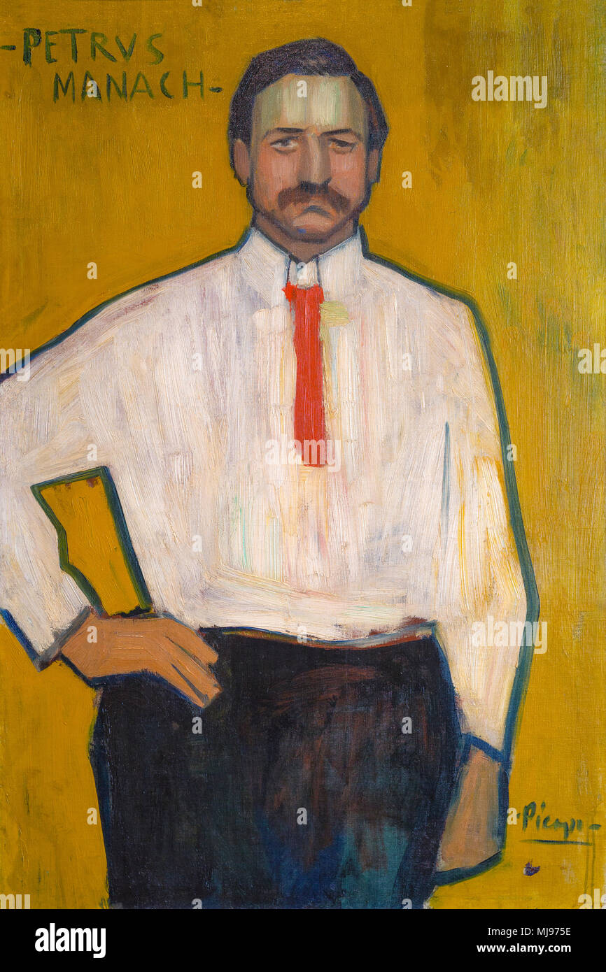 Pedro Manach, Pablo Picasso, 1901, National Gallery of Art, Washington DC, USA, Amérique du Nord Banque D'Images
