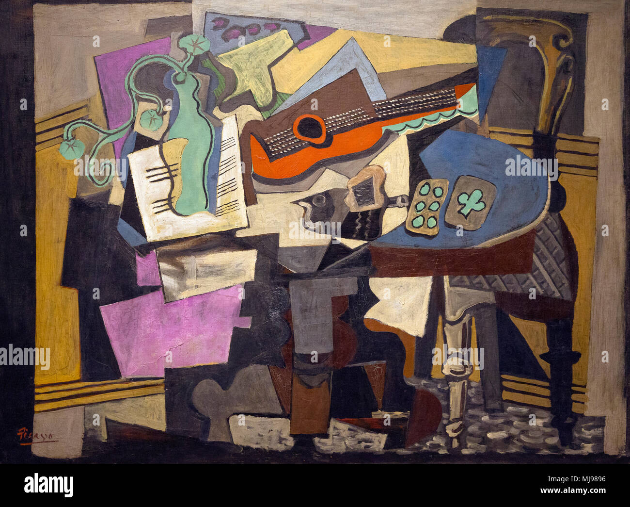 STILL Life, Pablo Picasso, 1918, National Gallery of Art, Washington DC, Etats-Unis, Amérique du Nord Banque D'Images