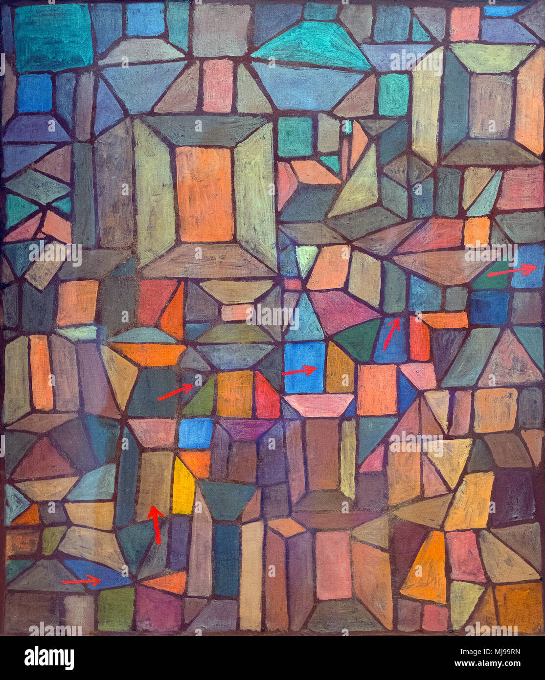 Le chemin de la Citadelle, Paul Klee, 1937, Phillips Collection, Washington DC, USA, Amérique du Nord Banque D'Images