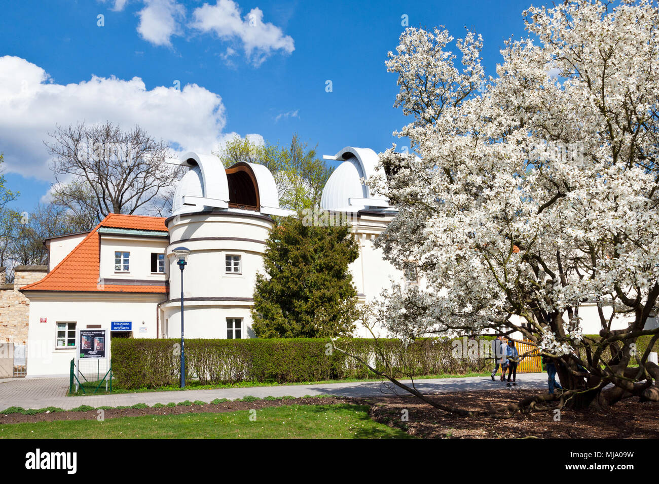 Stefanikova, hvezdarna Ruzova zahrada, Petrin, Praha, Ceska Republika Banque D'Images