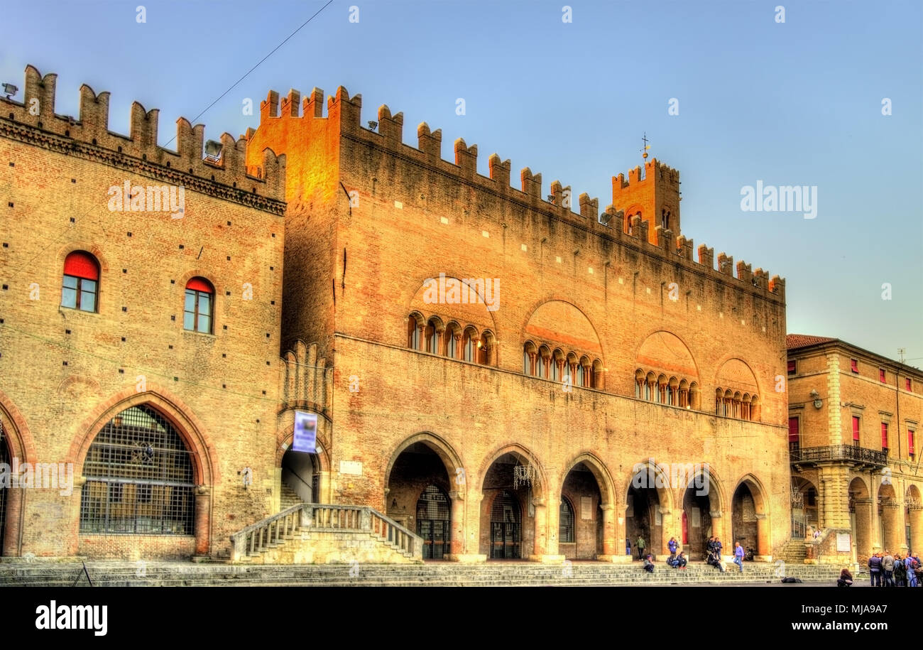 Palazzo dell'Arengo sur la Piazza Cavour à Rimini - Italie Banque D'Images