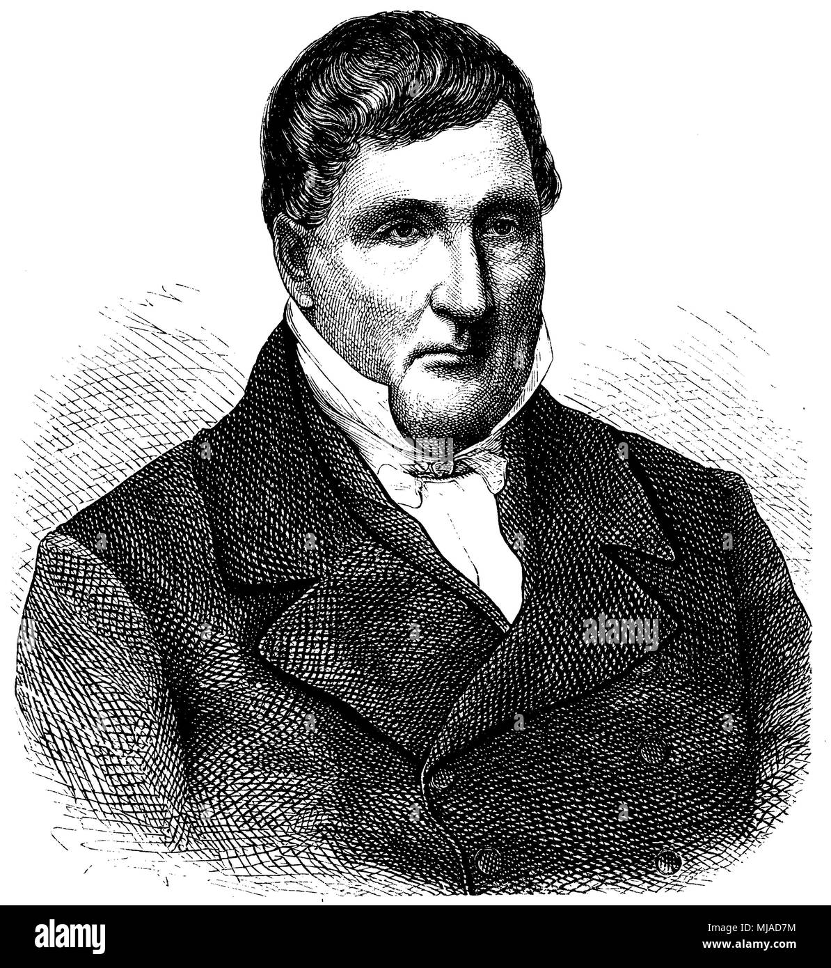 Ludwig Spohr (né le 5 avril 1784 , est mort le 22 octobre, 1859 ), Banque D'Images