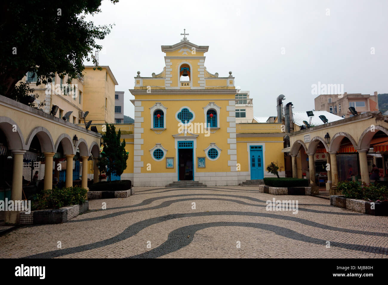 Chapelle de saint François Xavier, Coloane, Macao Banque D'Images