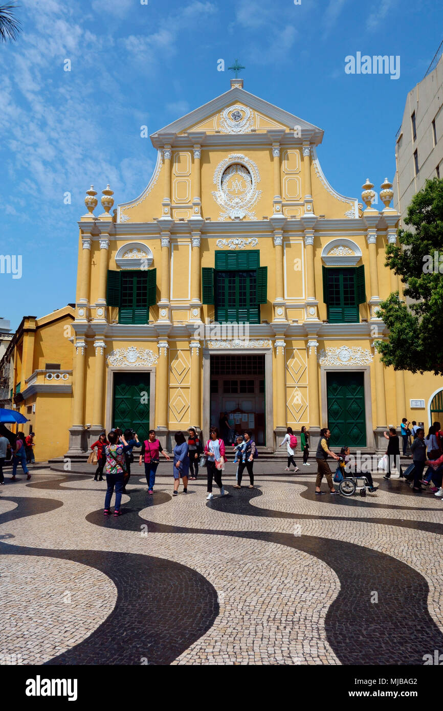 Église de Saint Dominique, Macao, Région administrative spéciale de Chine Banque D'Images