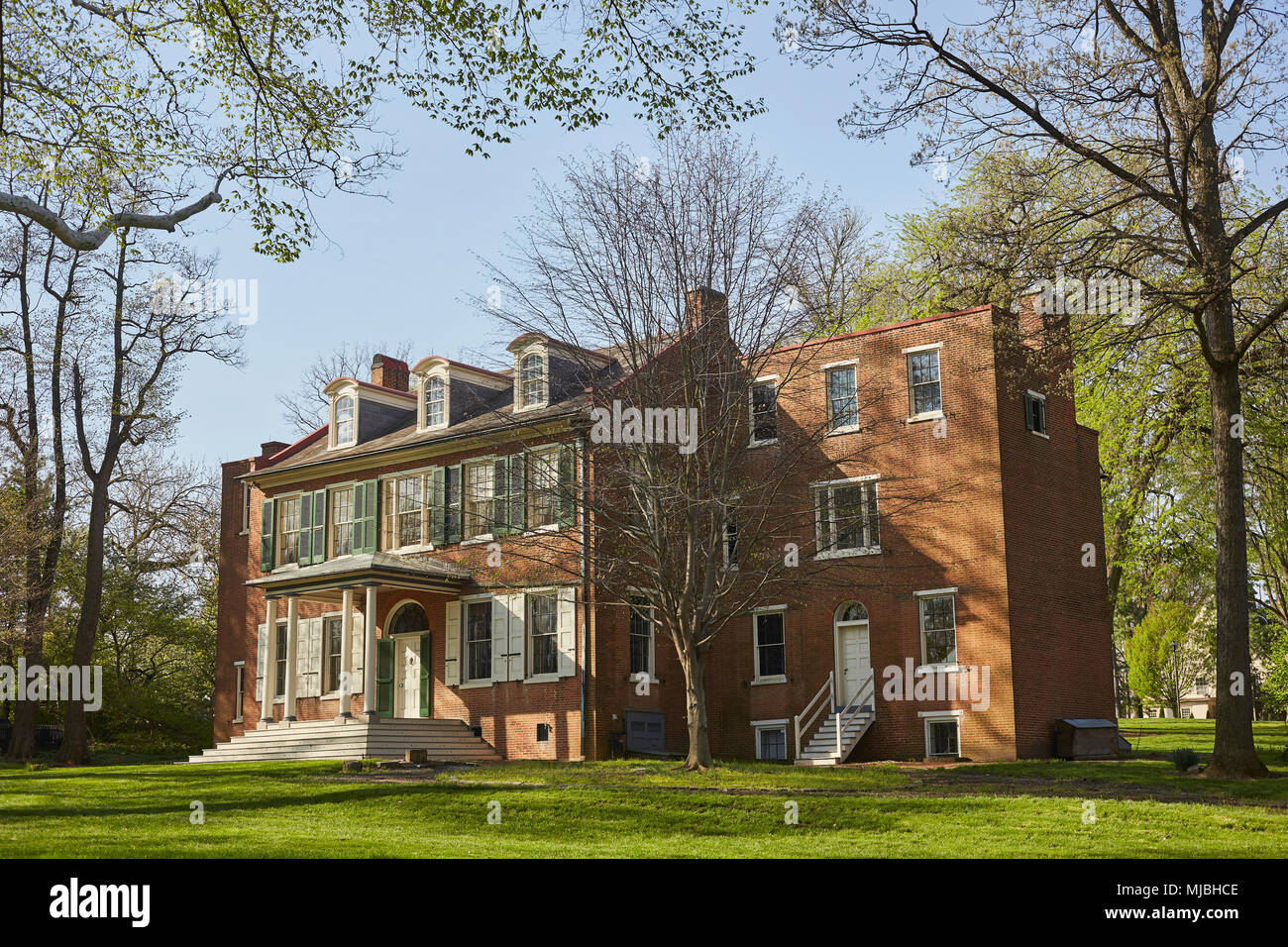 Wheatland, la maison de James Buchanan, le 15e président des États-Unis. Wheatland fait partie de l'histoire du Campus Lancaster dans la ville Banque D'Images