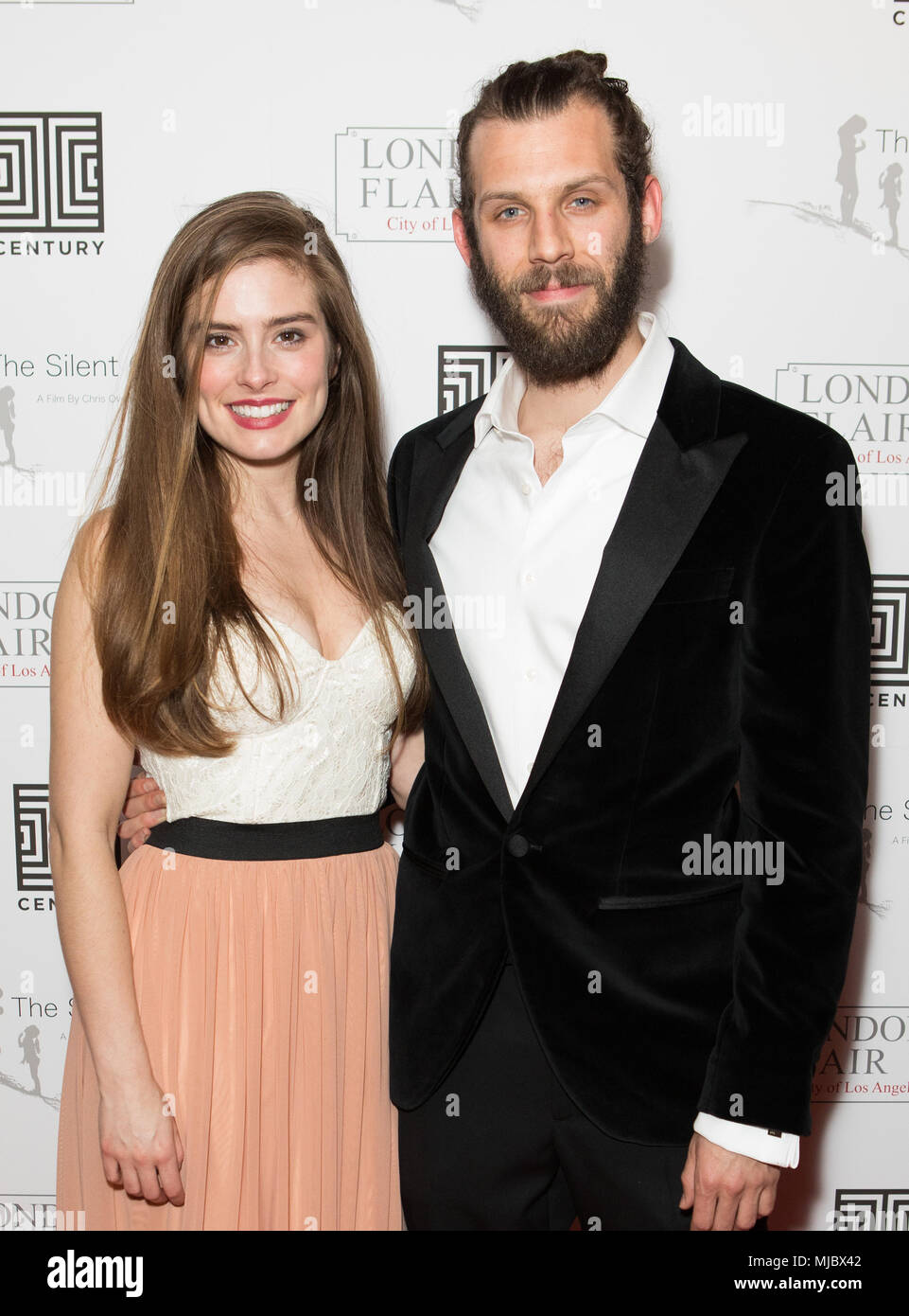 Le Century Club accueille la célébration de l'enfant silencieux et Oscar Londres Flair PR's 10 anniversaire avec : Rachel Shenton, Chris Overton Où : London, Royaume-Uni Quand : 03 Avr 2018 Crédit : Phil Lewis/WENN.com Banque D'Images