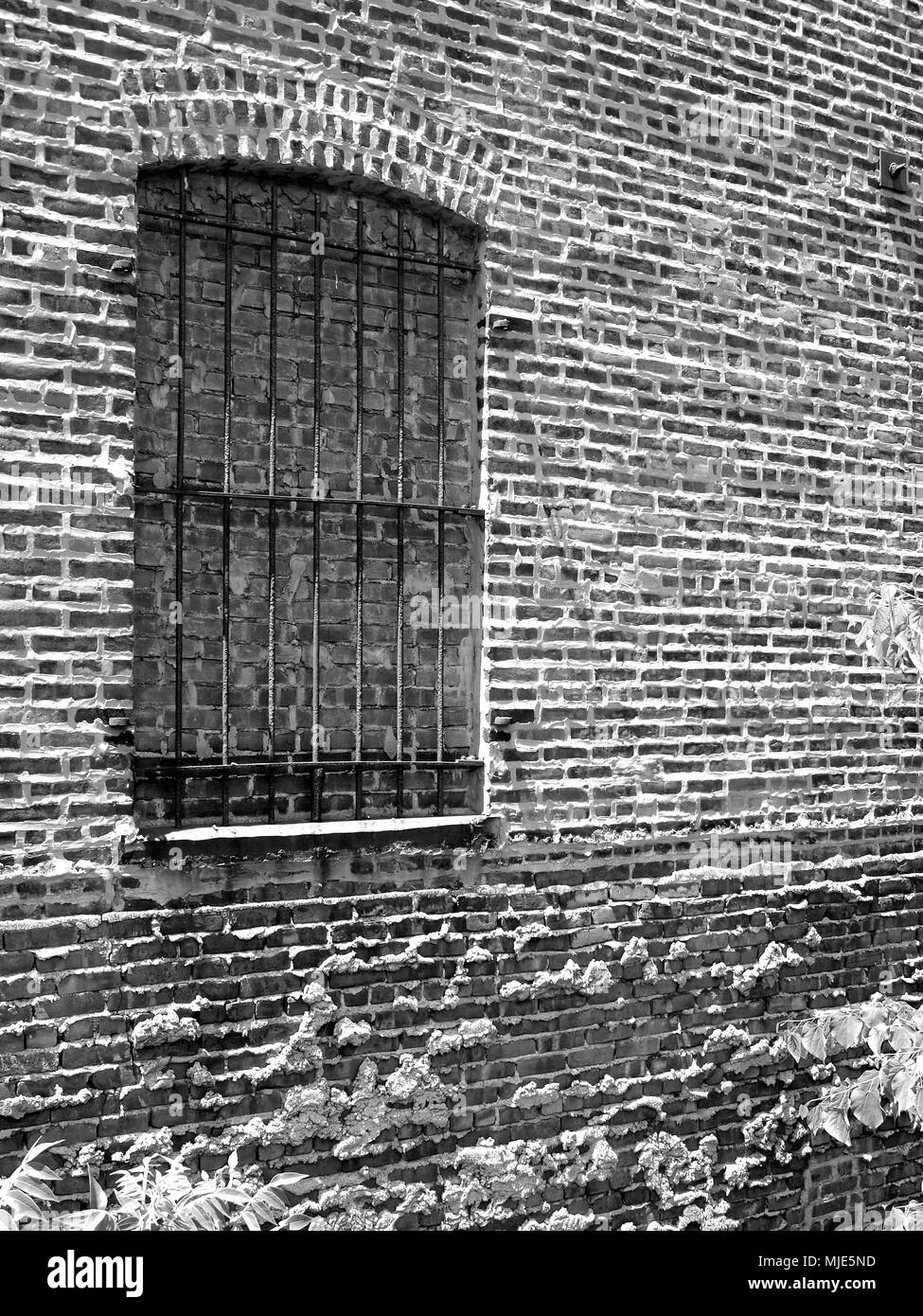 Paysages noir et blanc, dans le New Jersey Banque D'Images