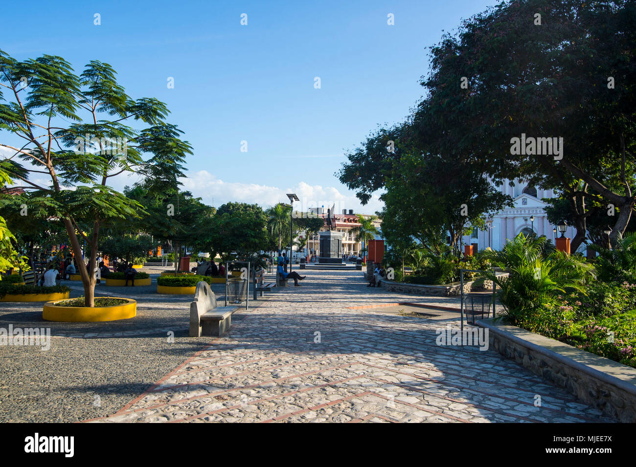 Place d'armes, Cap-Haïtien, Haïti, Caraïbes Banque D'Images