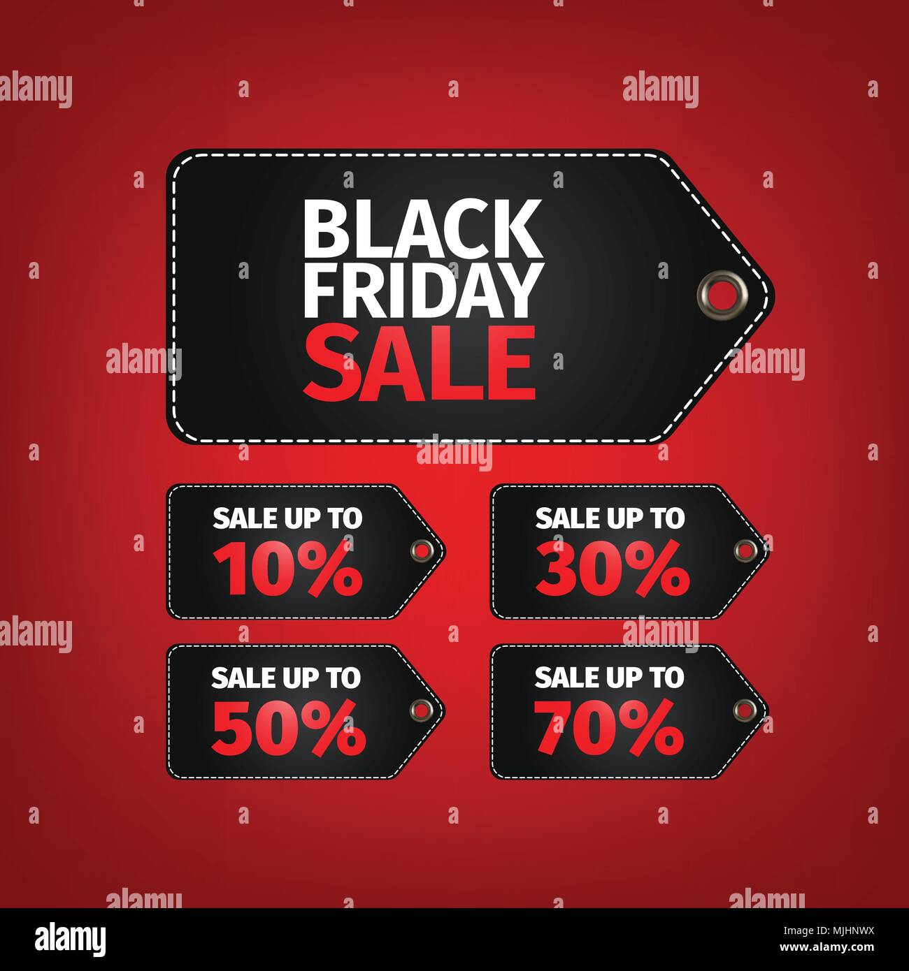 Le vendredi noir sale tag. Vecteur eps modifiables facile 10. Pas de formes ouvertes ou des chemins . Vêtements, meubles, automobiles, vente de nourriture . Le vendredi noir design, Vente, discount, publicité, marketing étiquette de prix. Illustration de Vecteur