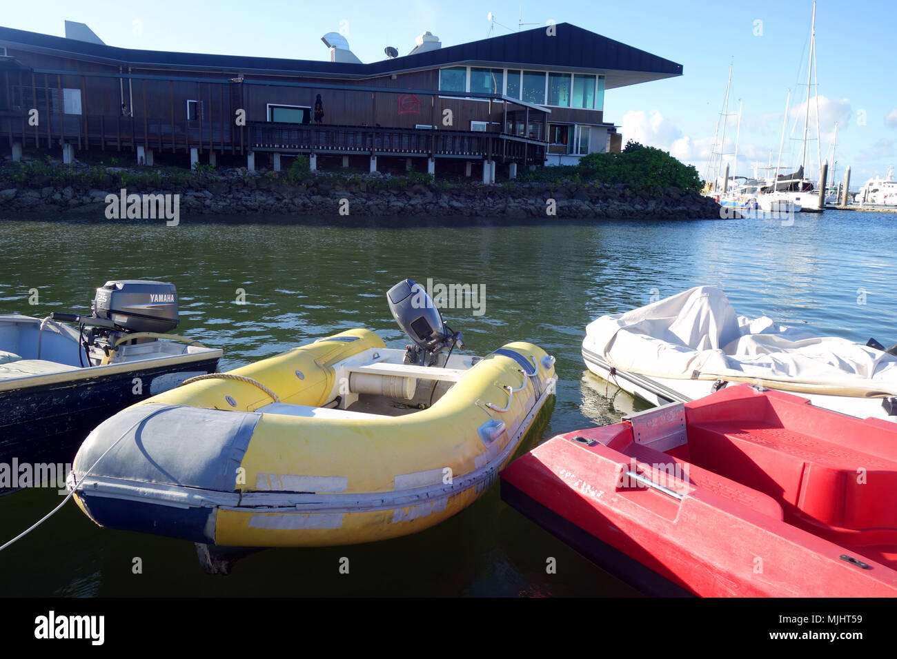 Offres dans la marina à proximité de la maison de sel, Cairns, Queensland, Australie. Pas de PR Banque D'Images