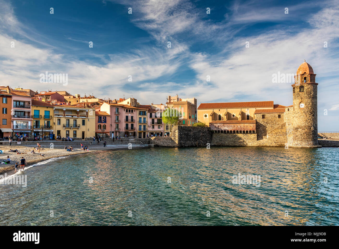 Collioure, Pyrénées-Orientales, France Banque D'Images