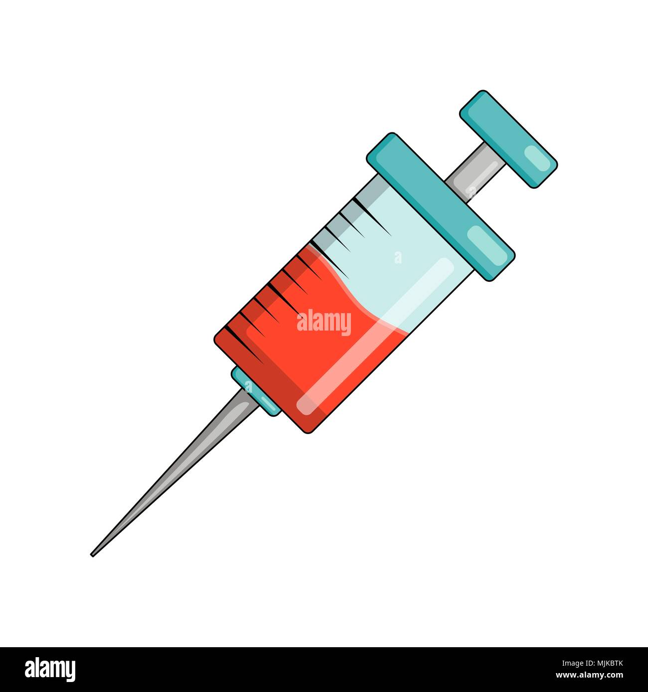 Cartoon syringe Banque de photographies et d'images à haute résolution -  Alamy